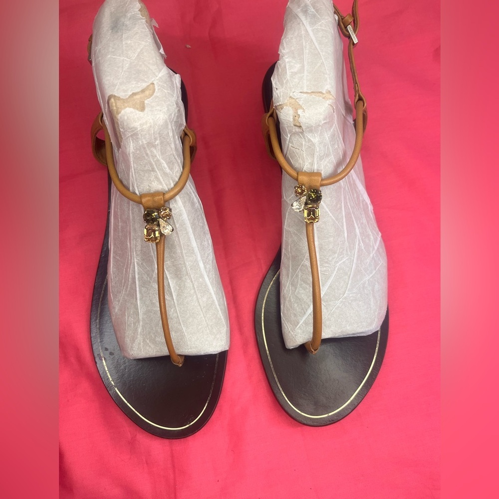 Massimo Dutti Brown Leather Sandals - Picture 7 of 8
